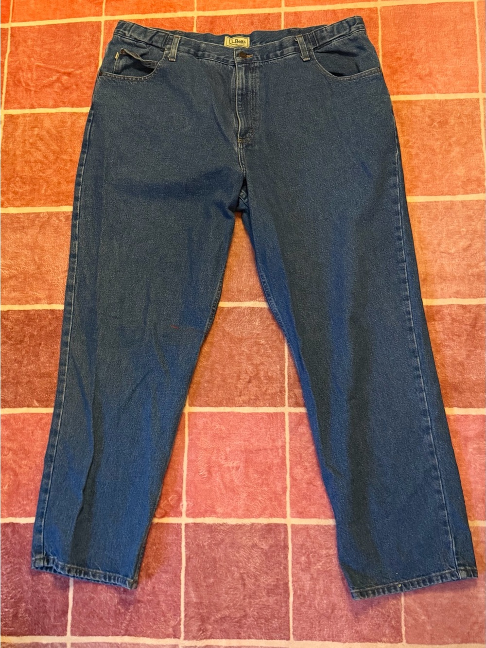 L.L. Bean Classic Dark Blue Straight Jeans